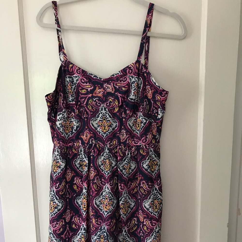 Multicolor A Line Dress